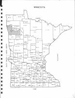 Minnesota State Map, Polk County 1970